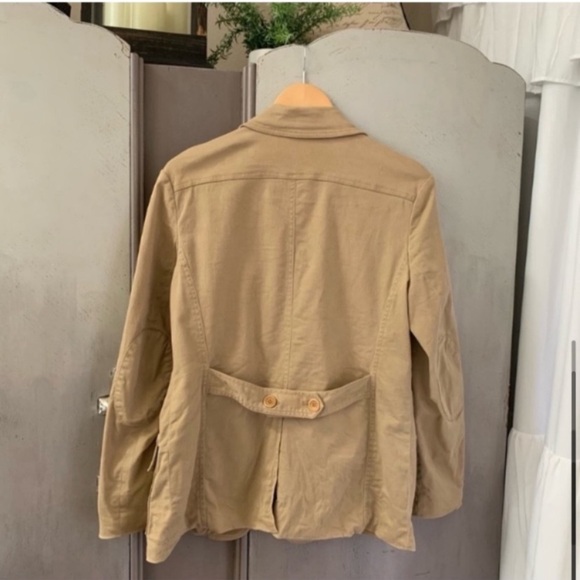 Vintage Talbots Stretch Tan Blazer Jacket - Picture 6 of 7